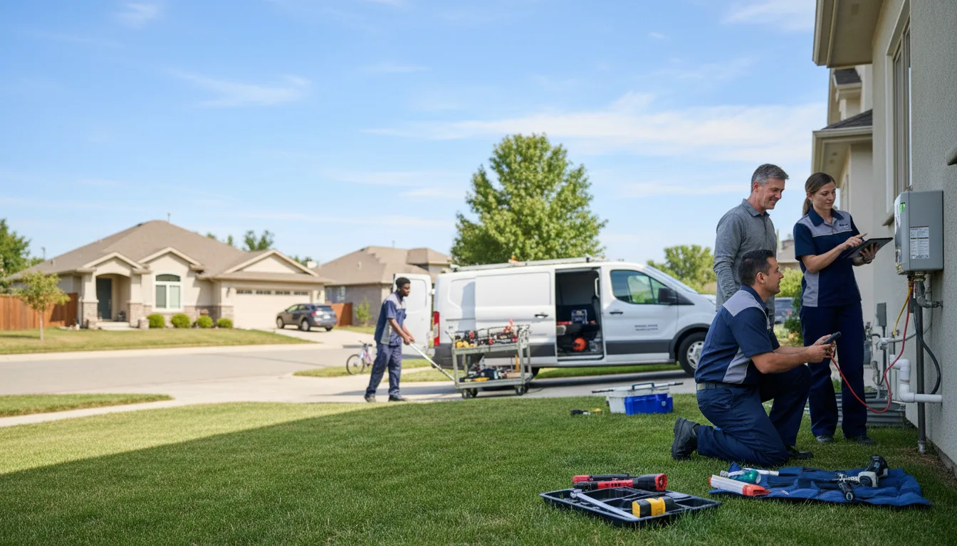 Tankless water heater service in Florence, KS